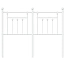udskiftningsgavl 120 cm metal hvid