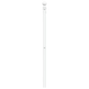 udskiftningsgavl 120 cm metal hvid