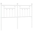 udskiftningsgavl 140 cm metal hvid