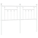 udskiftningsgavl 150 cm metal hvid