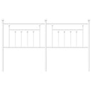udskiftningsgavl 180 cm metal hvid