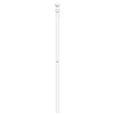 udskiftningsgavl 193 cm metal hvid