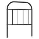udskiftningsgavl 75 cm metal sort