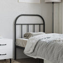 udskiftningsgavl 75 cm metal sort