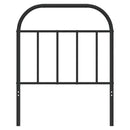 udskiftningsgavl 75 cm metal sort