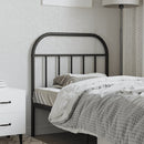 udskiftningsgavl 80 cm metal sort