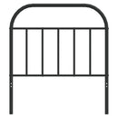 udskiftningsgavl 80 cm metal sort
