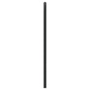 udskiftningsgavl 80 cm metal sort