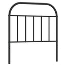 udskiftningsgavl 90 cm metal sort