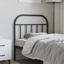 udskiftningsgavl 90 cm metal sort