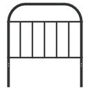 udskiftningsgavl 90 cm metal sort
