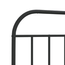 udskiftningsgavl 90 cm metal sort