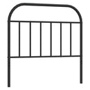 udskiftningsgavl 100 cm metal sort