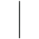 udskiftningsgavl 100 cm metal sort