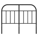 udskiftningsgavl 120 cm metal sort