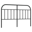 udskiftningsgavl 150 cm metal sort