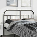 udskiftningsgavl 150 cm metal sort