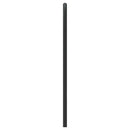 udskiftningsgavl 160 cm metal sort