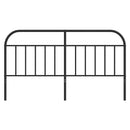 udskiftningsgavl 180 cm metal sort
