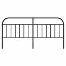 udskiftningsgavl 193 cm metal sort