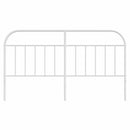 udskiftningsgavl 180 cm metal hvid