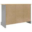 skænk Corona 112x43x78 cm massivt mexicansk fyrretræ grå