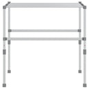 tørrestativ 83x(50-55)x(40-85) cm aluminium