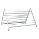 tørrestativ til badekar 53-90 cm udvideligt aluminium