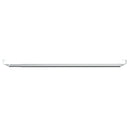 gardinstænger 2 stk. 40-60 cm aluminium hvid og sølvfarvet