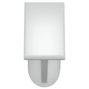 gardinstænger 2 stk. 40-60 cm aluminium hvid og sølvfarvet