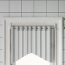 gardinstænger 2 stk. 40-60 cm aluminium hvid og sølvfarvet