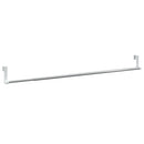 gardinstænger 2 stk. 60-105 cm aluminium hvid og sølvfarvet