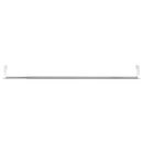 gardinstænger 2 stk. 60-105 cm aluminium hvid og sølvfarvet