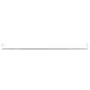 gardinstænger 2 stk. 90-135 cm aluminium hvid og sølvfarvet