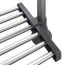 køkkenhylde 50x25(50-70) cm aluminium