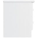sengebord ALTA 41x35x41 cm massivt fyrretræ hvid