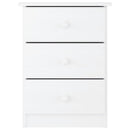 sengebord ALTA 41x35x55,5 cm massivt fyrretræ hvid