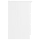 sengebord ALTA 41x35x55,5 cm massivt fyrretræ hvid