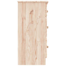 kommode ALTA 112x35x73 cm massivt fyrretræ