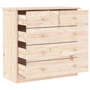 kommode ALTA 77x35x73 cm massivt fyrretræ