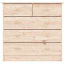 kommode ALTA 77x35x73 cm massivt fyrretræ