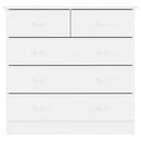 kommode ALTA 77x35x73 cm massivt fyrretræ hvid