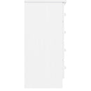 kommode ALTA 77x35x73 cm massivt fyrretræ hvid