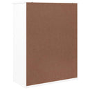 skoskab ALTA 77x35x96 cm massivt fyrretræ hvid