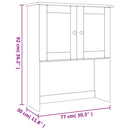 skabstop til skænk ALTA 77x30x92 cm massivt fyrretræ