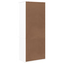 bogreol med skuffer ALTA 60x35x142 massivt fyrretræ hvid