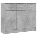 skænk 91x28x75 cm konstrueret træ betongrå