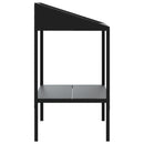 plantestativ 56,5x54,5x100 cm galvaniseret stål antracitgrå
