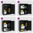 haveskab 65x37x85 cm PP sort