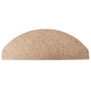 selvklæbende trappemåtter 10 stk. 65x22,5x3,5 cm beige